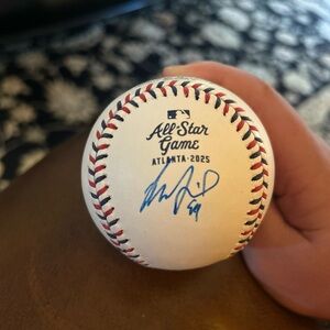 2025 All-Star Game Signed Max Fried Baseball.